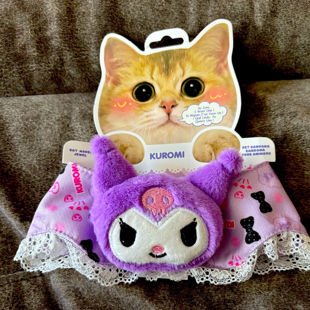 Sanrio Kuromi pet bandana